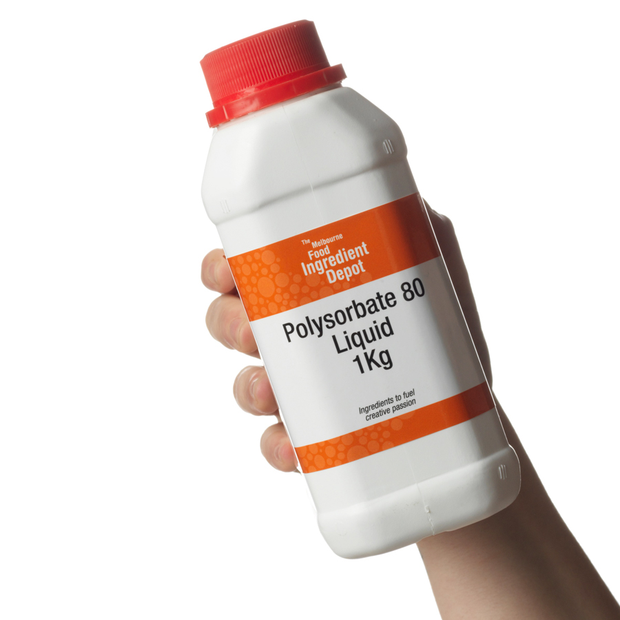 Polysorbate 80 Liquid - The Melbourne Food Depot, Melbourne, Australia