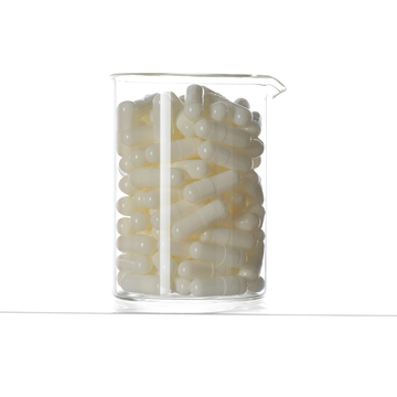 Gelatin Size 00 Empty Opaque (White) 1000 Capsules