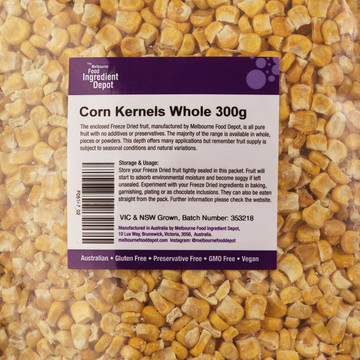 Corn Kernels Whole (Freeze Dried) - 300g